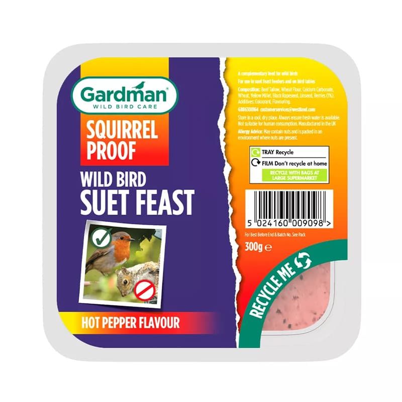 Squirrel Proof Suet Feast - 300g