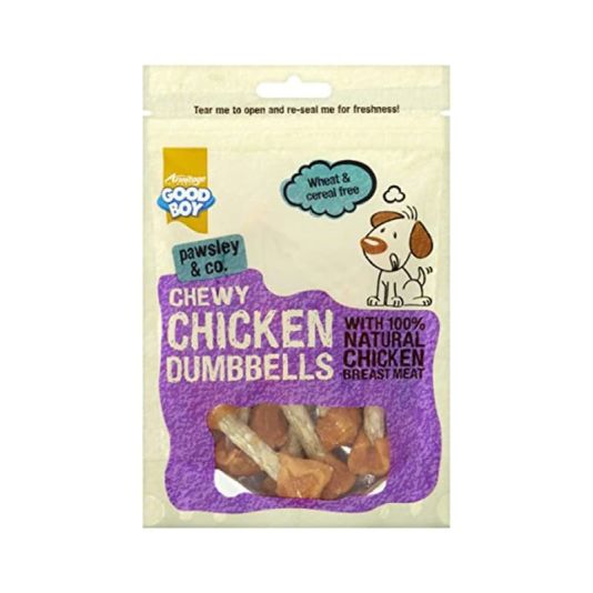 Good Boy Chewy Chicken Dumbbells 100g