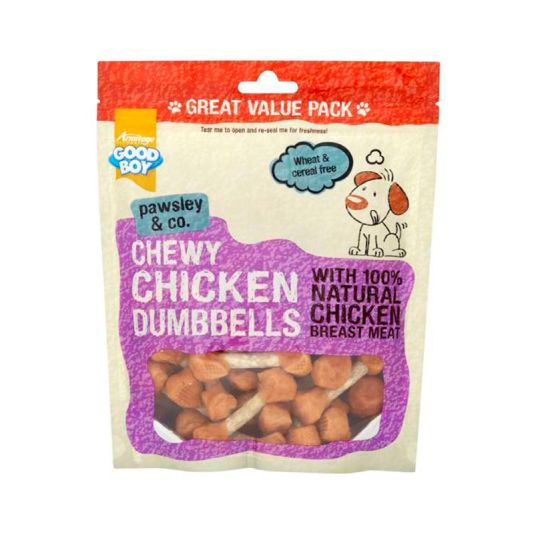 Good Boy Chewy Chicken Dumbbells 350g