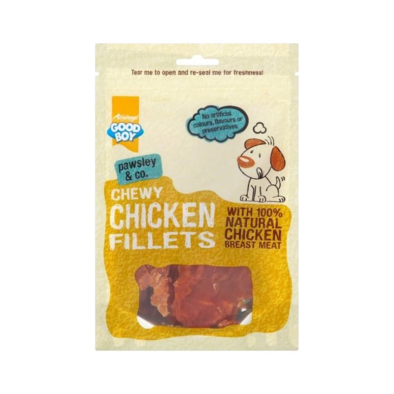 Good Boy Chewy Chicken Fillets 80g