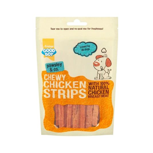 Good Boy Chewy Chicken Strips - 100g