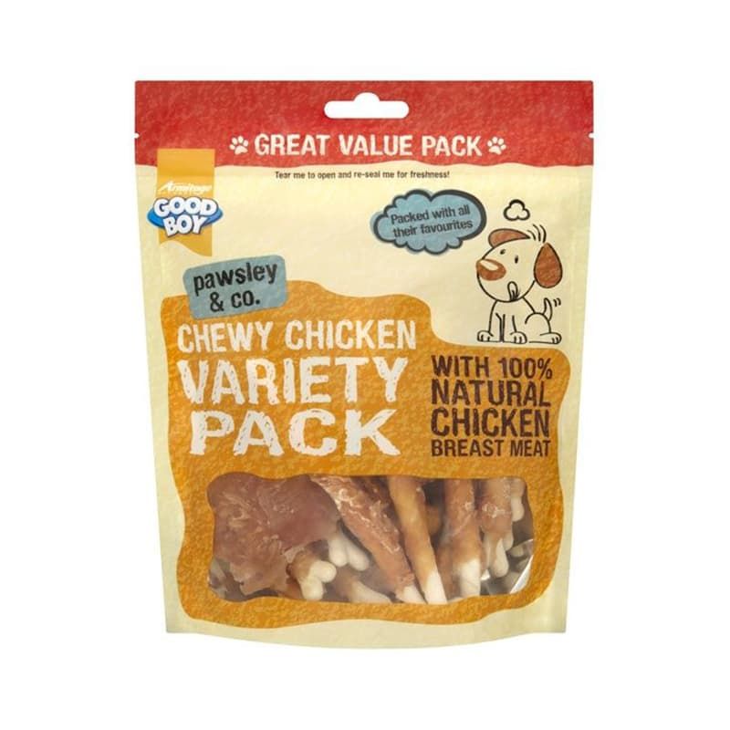 Good Boy Chewy Chicken Variety Pack 320g