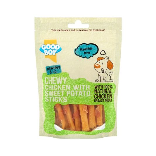 Good Boy Chewy Chicken with Sweet Potato Sticks 90g