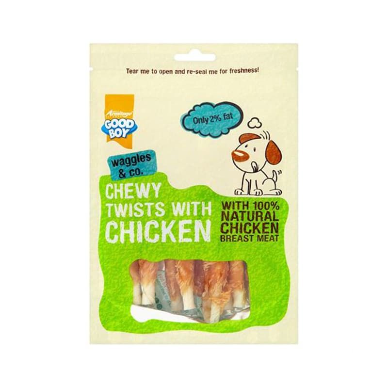 Good Boy Chewy Twists with Chicken 90g