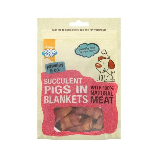 Good Boy Succulent Pigs in Blankets 80g