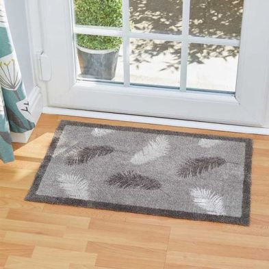 Grey Fern Ritzy Rug 45 x 75cm