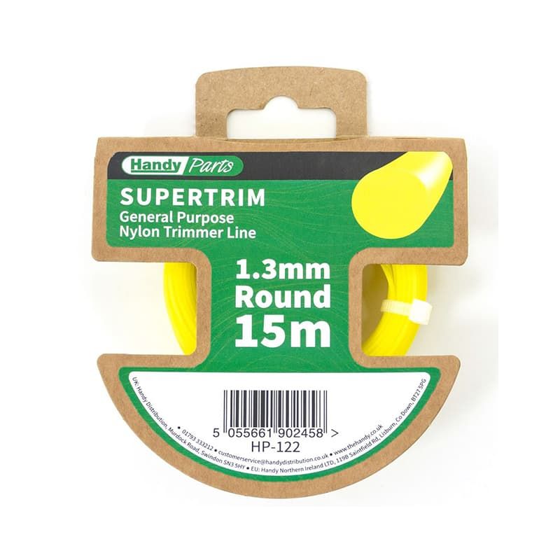 Handy Supertrim Round Nylon Trimmer Line 15m x 1.3mm