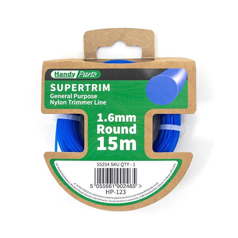 Handy Supertrim Round Nylon Trimmer Line 15m x 1.6mm