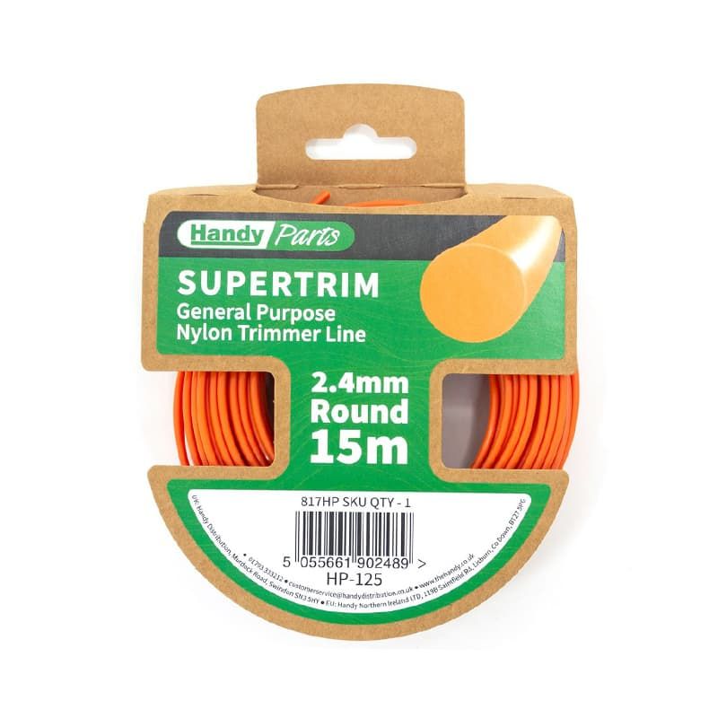 Handy Supertrim Round Nylon Trimmer Line 15m x 2.4mm