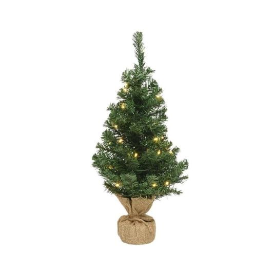 Imperial Pine Prelit Artificial Mini Christmas Tree - 45cm