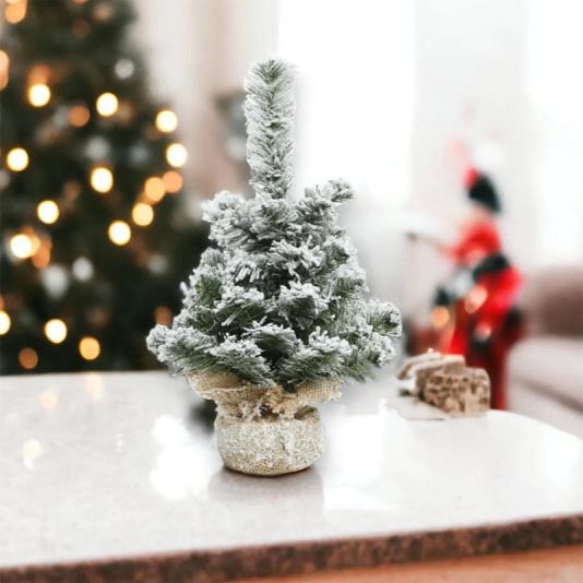 Imperial Pine Snowy Artificial Mini Christmas Tree - 45cm