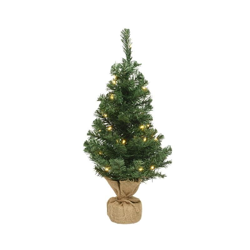 Imperial Pine Prelit Artificial Mini Christmas Tree - 75cm