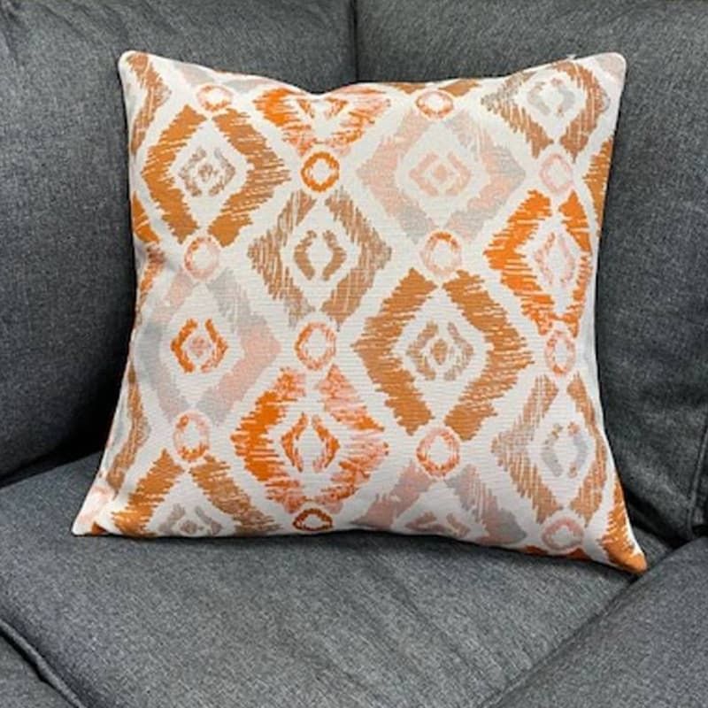 Orange scatter cushions best sale