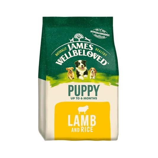 James Wellbeloved Lamb & Rice Puppy Dog Food 2kg