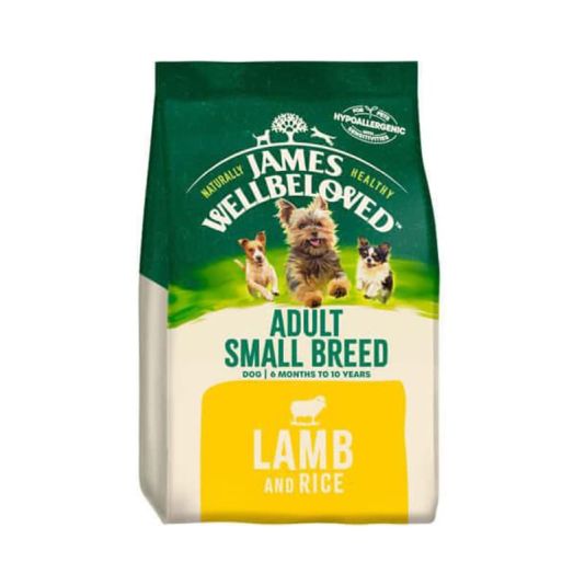 James Wellbeloved Lamb & Rice Small Breed Dog Food 1.5kg