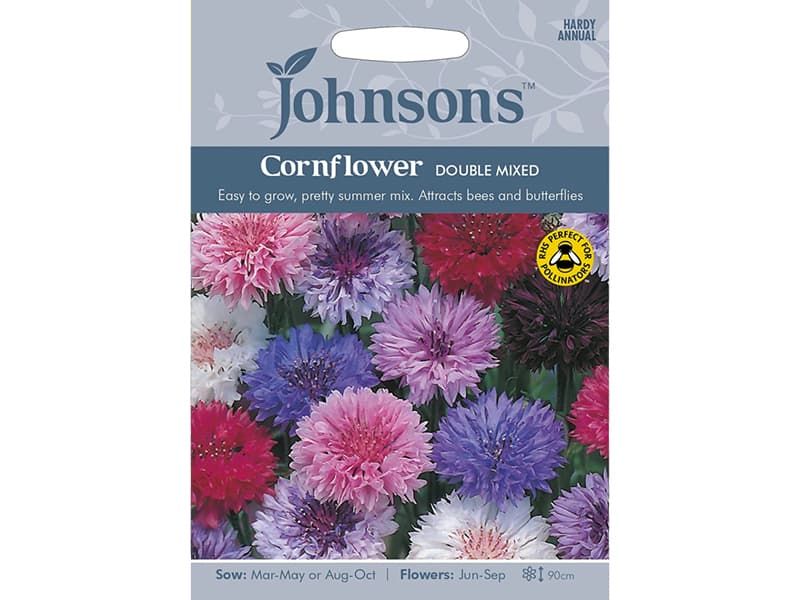 Cornflower 'Double Mixed' Seeds