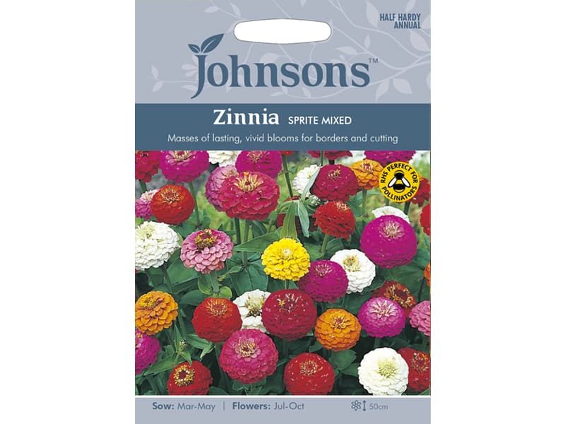 Zinnia 'Sprite Mixed' Seeds