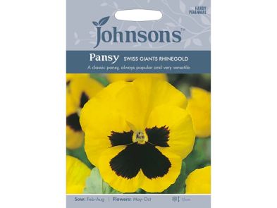 Pansy 'Swiss Giants Rhinegold' Seeds