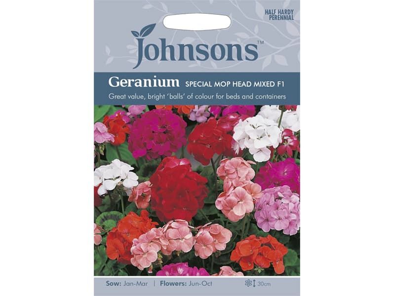 Geranium 'Special Multiflora Mixed' F1 Seeds