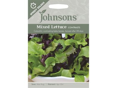 Lettuce 'Contrasts Mixed' Seeds