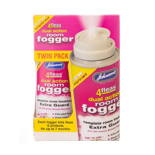 Johnson's Veterinary 4fleas Room Fogger - Twin Pack