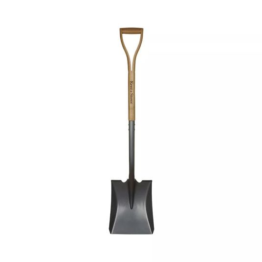 Kent & Stowe Carbon Steel Square Shovel