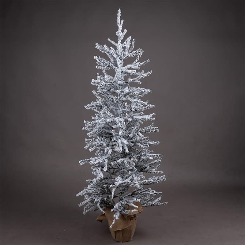 frosted small christmas tree