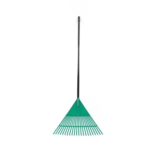 Leaf Rake With Metal Handle