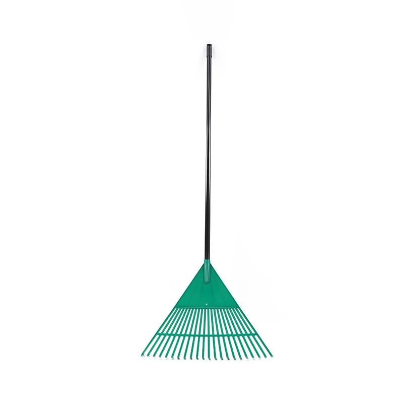 Leaf Rake With Metal Handle