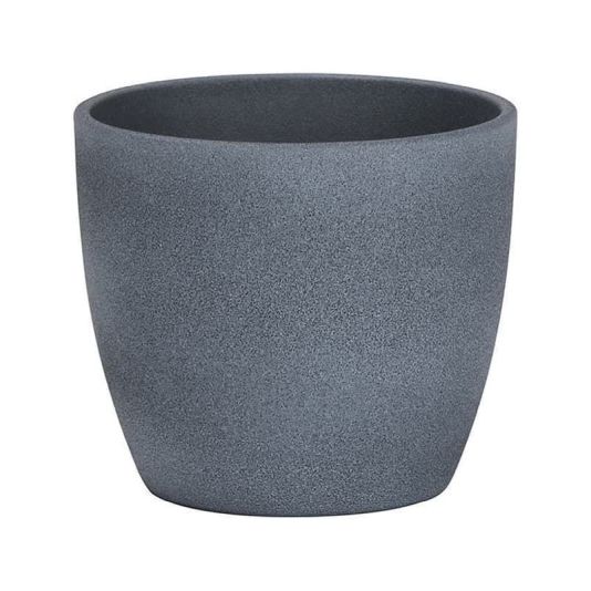 Mediterranea Pot Dark Stone - 11cm