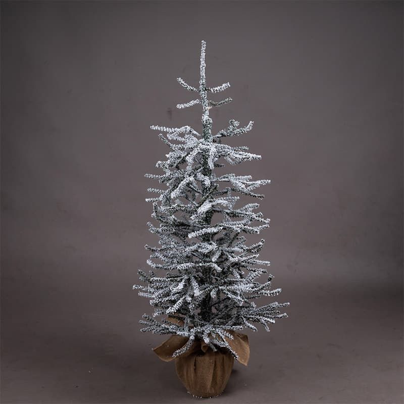 frosted small christmas tree