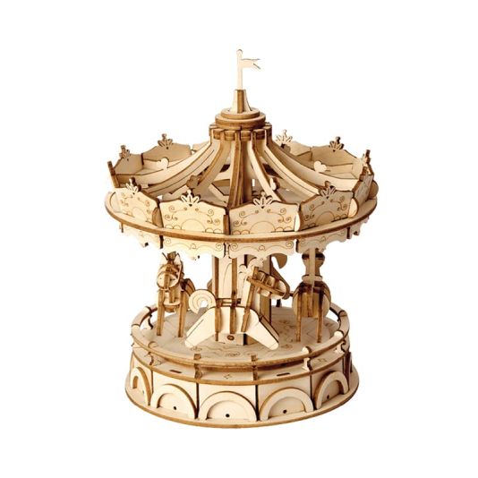 Merry-Go-Round Wooden Model Kit