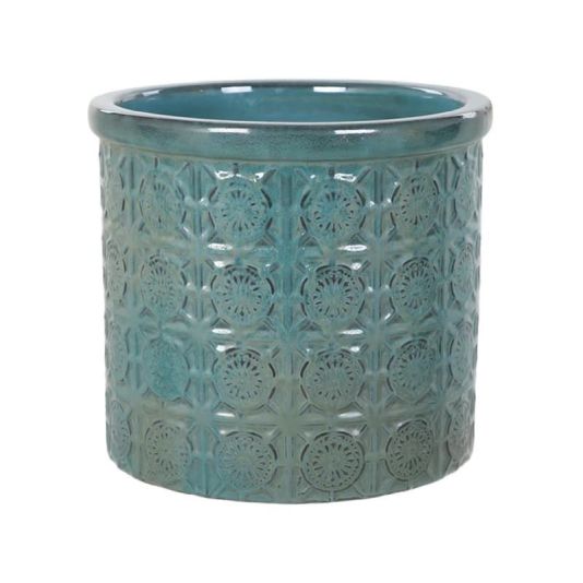 Moroc Outdoor Plant Pot Turquoise - 20cm