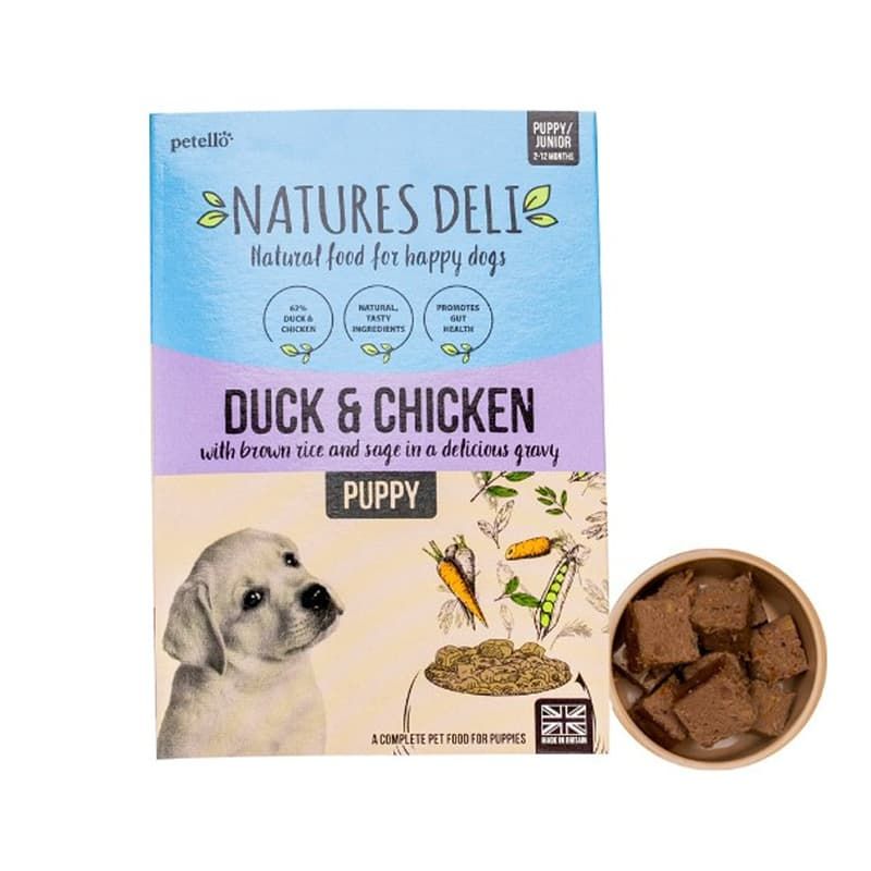 Natures Deli Duck & Chicken Puppy Tray 400g