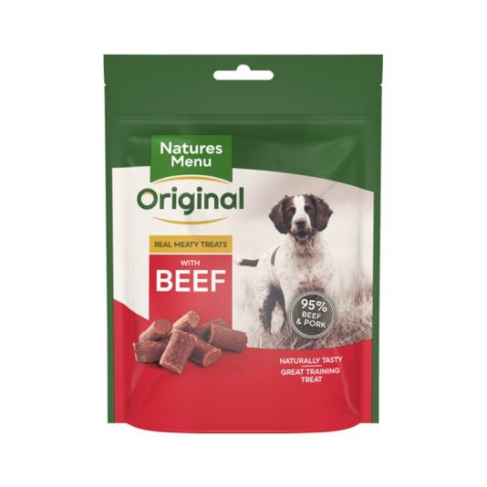 Natures Menu Original Meaty Treats 120g - Beef