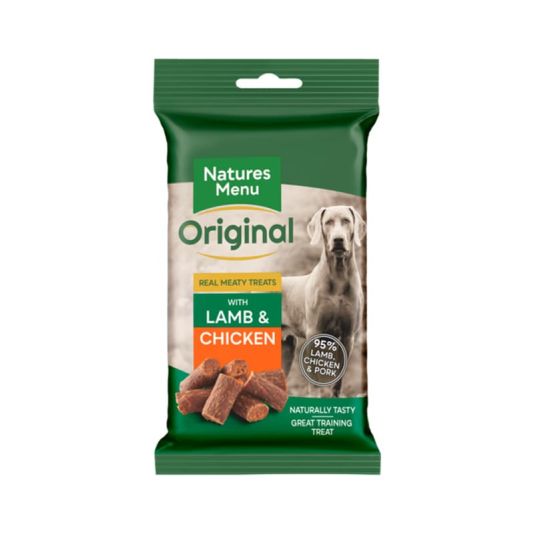 Natures Menu Original Meaty Mini Treats 60g - Lamb & Chicken