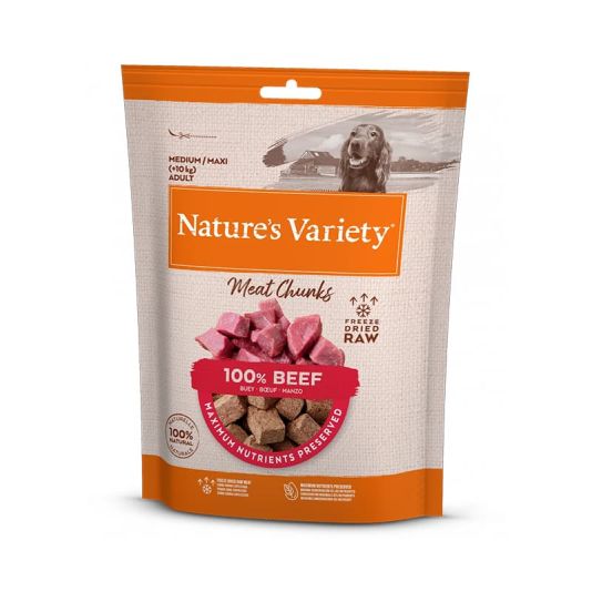 Nature's Variety Freeze Dried Meat Chunks 50g - Beef