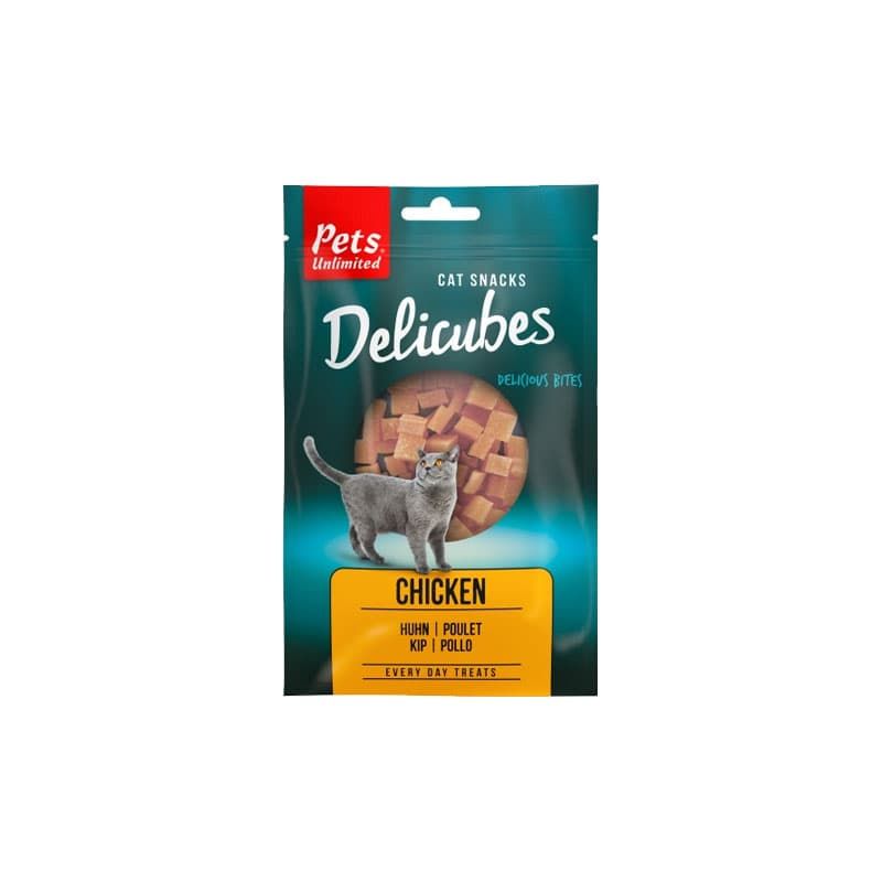 Pets Unlimited Delicubes Cat Treats- Chicken 50g