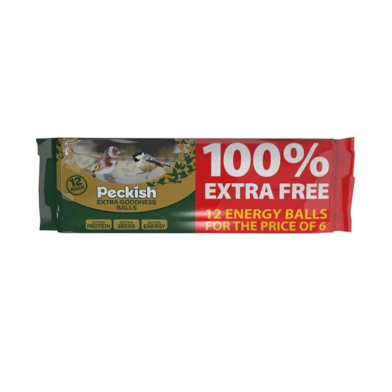 Peckish Extra Goodness Energy Balls - 6 + 6 Free