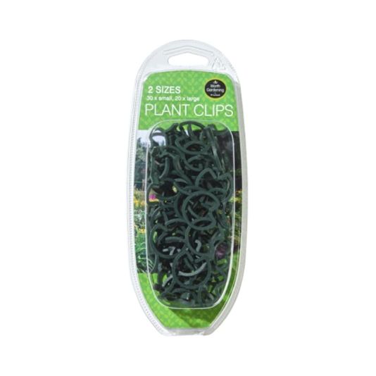 Plant Support Clips Pack of 50 Mixed Sizes