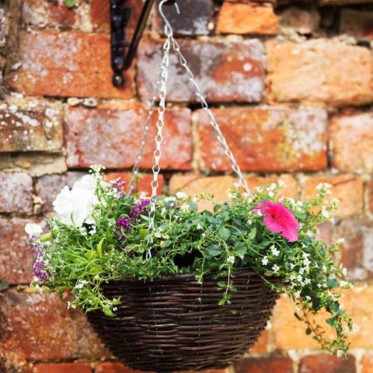 Rattan Hanging Basket - 35cm