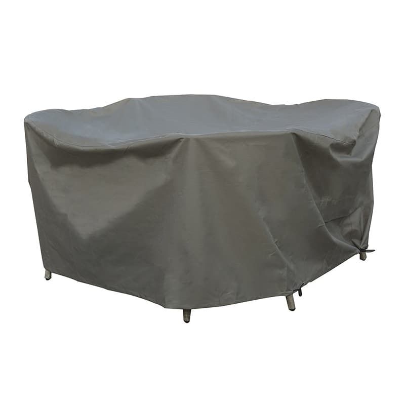 Round Dining Set Cover Khaki - 4 Seat