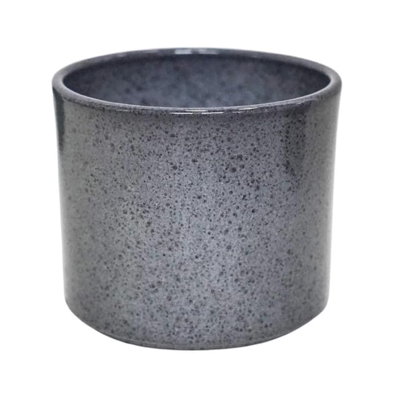 Remi Reactive Glaze Indoor Plant Pot Grey - 14cm