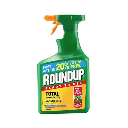 Roundup Total  Weedkiller 1 Litre + 20% Free