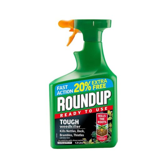 Roundup Tough Weedkiller 1 Litre + 20% Free