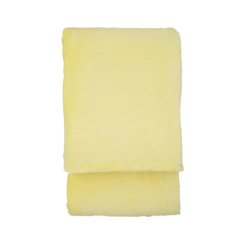 Santa Fe Super Soft Fleece Lemon 200 x 220cm