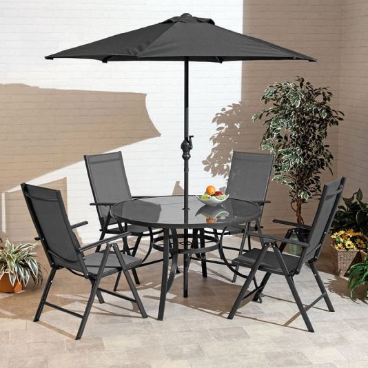 Santos 4 Seat Outdoor Dining Set