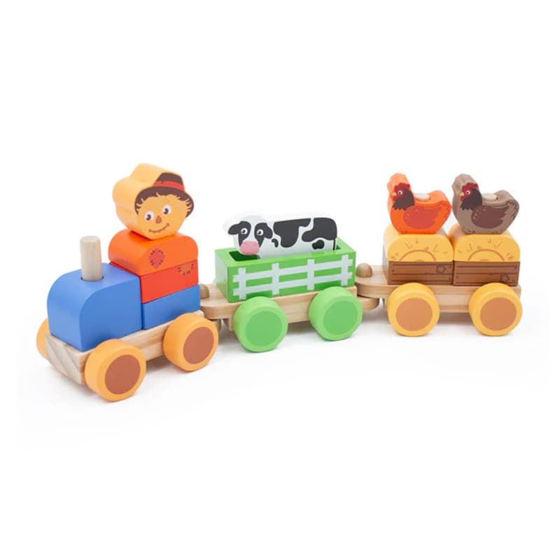 Scarecrow Stacking Train