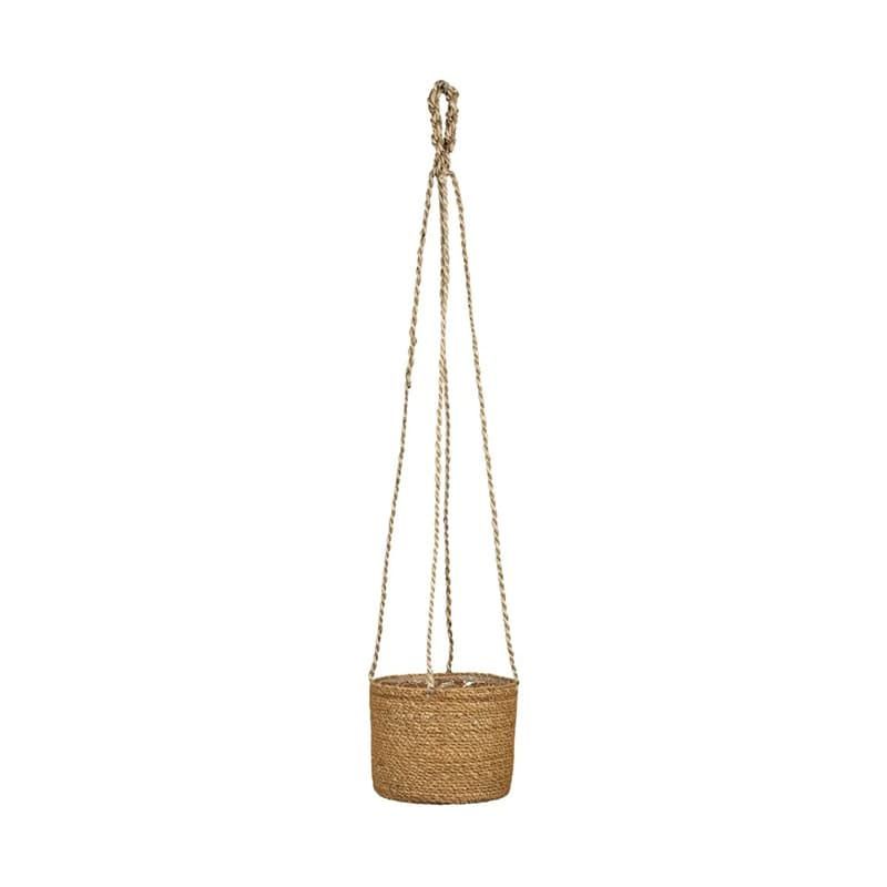 Seagrass Hanging Basket Planter Nut - 15cm