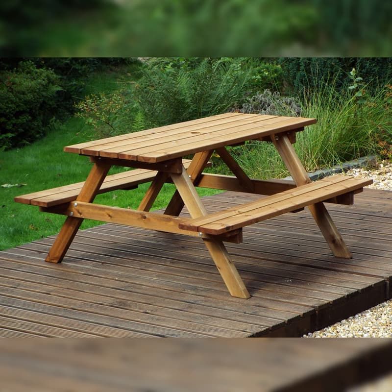 Six Seat Picnic Table